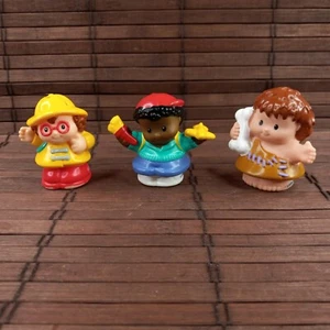 Lot 3 Fisher Price Little People Caveman African American Michael Maggie - Picture 1 of 6