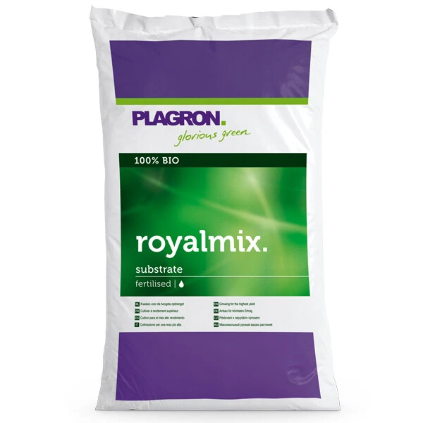 Plagron Royal Mix 50 Liter biologische Pflanzenerde mit Perlite vorgedüngt Grow