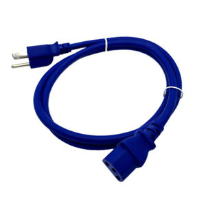 4ft Blue Power Cord for SAMSUNG TV LN40B500P3F LN40B530P7F Replacement Cable