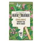 Heath And Heather Organic Green Tea & Mint - 20 Bags (Pack of 2)