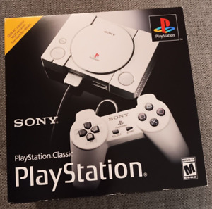 Sony PlayStation Classic Gray Console (3003868) New in Box - 20 Classic Games!