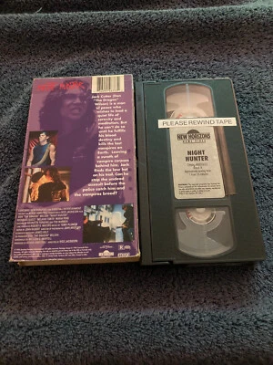 Night Hunter VHS (1996) - Don Wilson, cult, horror vhs - Image 1 of 2