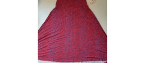 LulaRoe Azure Skirt size XSMALL Red (V1) - Picture 1 of 5