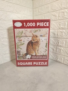 NEU Otter House "Weihnachtskatze" 1000 Stück Quadrat Weihnachten Puzzle - Bild 1 von 3