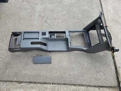 Ford Mustang Foxbody 1987-1993 conjunto de consola central gris con bandeja interior Foto 1 de 4