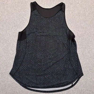 Lululemon Sculpt Tank II Womens 8 Blue Mesh Panels Athleisure Workout Gym - Image 1 of 4
