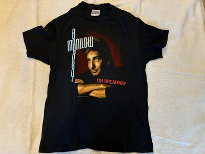 Vintage 1989 Barry Manilow On Broadway Concert Tour T-shirt , Large - Image 1 of 4