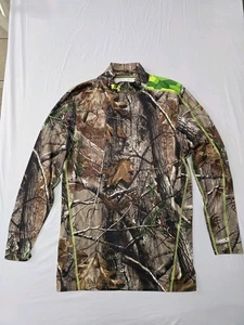 Under Armour ColdGear Compression Shirt XL Realtree Camo Scent Control Hunting - Picture 1 of 6