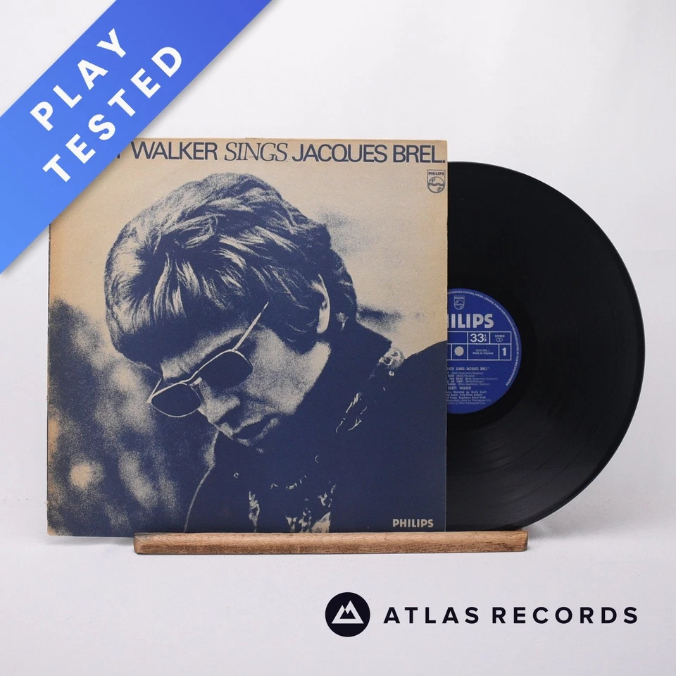 Scott Walker Scott Walker Sings Jacques Brel 1Y 2Y LP Vinyl Record - VG+/EX Foto 1 de 4