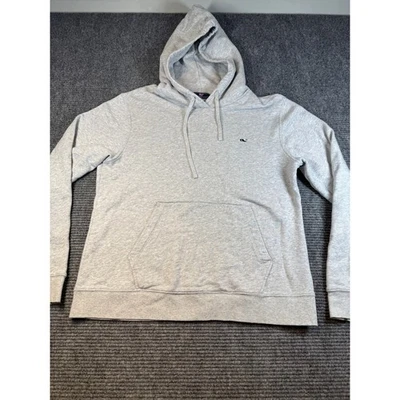 Vineyard Vines Gray Whale Logo Hoodie Sweatshirt Men's Size L - Image 1 of 4