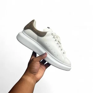 Alexander McQueen Hombre De Gran Tamaño Zapatillas bajas Blanco/Marrón Sandalia Talla 43 EU - Imagen 1 de 8