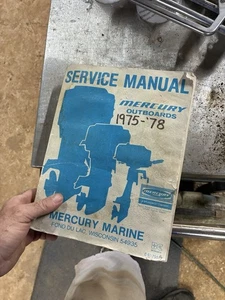 OEM Mercury Mariner Outboards 1975-1978 Service Manual C-90-75512 - Picture 1 of 12