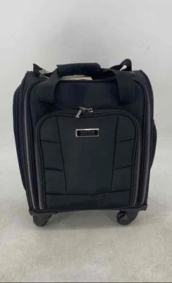 Bolsa de mano de viaje Kenneth Cole Reaction negra de cuatro ruedas con ruedas Foto 1 de 4