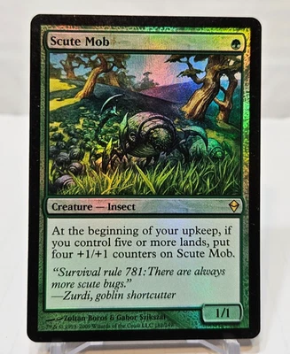 FOIL Scute Mob Zendikar MTG Magic The Gathering 362 - Image 1 of 4
