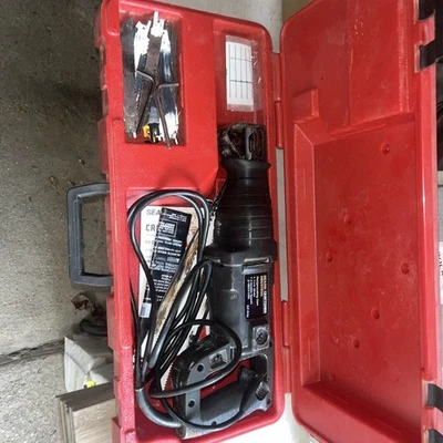 Craftsman Reciprocating Saw Industrial With Case And Blades Used Corded - Image 1 of 2