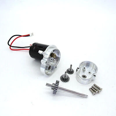 For WPL D12 RC Model Car Metal Gearbox w/ Steel Gear 370 High-speed Motor DIY - Image 1 of 4