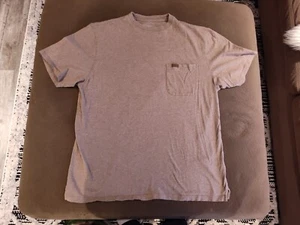 Patagonia Work Pocket Tee T-Shirt Mens Large Brown Cotton Logo Y2K - Picture 1 of 8