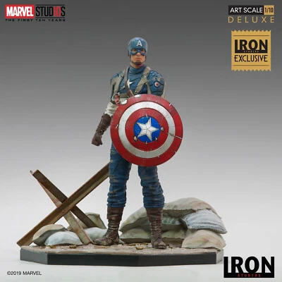 Iron Studios MARCAS41421-10 1/10 Captain America Statue Display Figure Model - Image 1 of 4