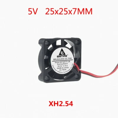 DC 5V 0.15A 25x25x7mm 2.5cm GDT2507S12B Mini Model Repair Sleeve Cooling Fan - Image 1 of 4