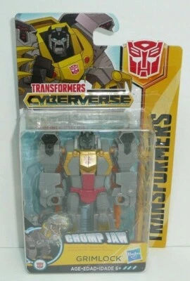 Grimlock Transformer Cyberverse Chomp Jaw Figure Heroic Autobot Hasbro Robot - Image 1 of 3