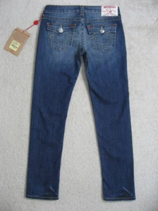 NWT TRUE RELIGION Girls Julie Skinny Straight Jeans Size 10 Warm Afternoons Wash - Picture 1 of 11