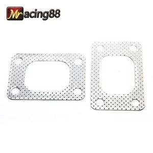 EMUSA 2Pcs For Turbo T25 T28 GT25 GT28R GT2876R Turbo Inlet Exhaust 4Bolt Gasket - Picture 1 of 4