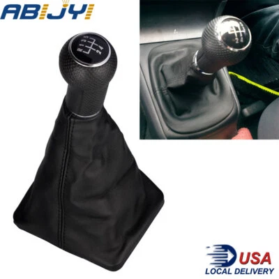 Manual 5 Speed Gear Shift Knob Gaitor Boot For Volkswagen Jetta 2002-2012 - Image 1 of 4