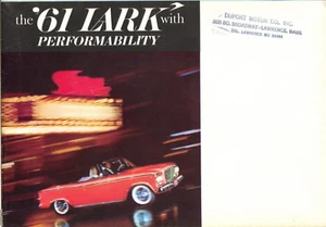 1961 Studebaker Lark Convertible Sedan Cruiser & Hawk Coupe Sales Brochure - Picture 1 of 1
