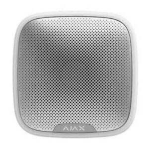Ajax StreetSiren Sirena esterno wireless con livello sonoro fino 113dB (Bianco)