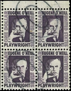 US Scott #1294a  Block of 4  Used   Tagged - Picture 1 of 1