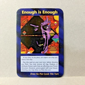 ENOUGH IS ENOUGH - TRUMP 1995 Assassins ILLUMINATI INWO Card Game SNIPER MAGA LP - Bild 1 von 2