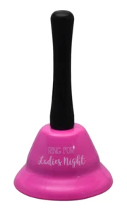 New 5.1" Sentiment Hand Held Service Bell 2.875 Inch Diameter - Ladies Night - Picture 1 of 1