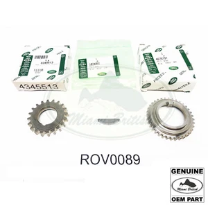 LAND ROVER CRANKSHAFT GEAR KIT INNER AND OUTER LR3 4.0L V6 ROV0089 GENUINE - Picture 1 of 2