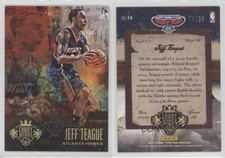 2013-14 Panini Court Kings Gold /25 Jeff Teague #14