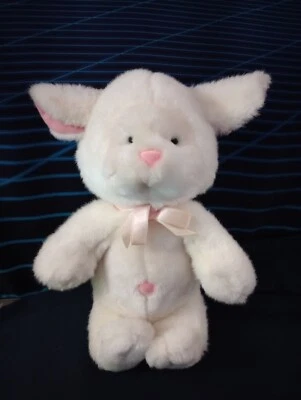 HTF Commonwealth Lamb Plush With Pink Bow And Bellybutton - Image 1 of 4