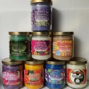 Smoke Odor Exterminator 13oz Jar LavenderwithChamomile Assorted Set of 8 Candles - Picture 1 of 10