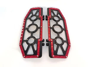 MX Style Driver Rider Footboard Floorboards For Harley Touring Road Tri Glide - Bild 1 von 8