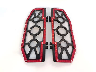 Estriberas de piso de conductor MX estriberas para Harley Touring Tri Electra Glide Road king Foto 1 de 4