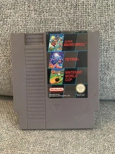 Super Mario Bros / Tetris / Nintendo World Cup Soccer Nintendo NES PAL - Picture 1 of 3