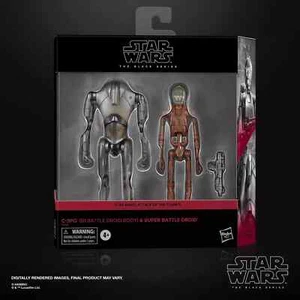 Hasbro Star Wars Black Series 6" C-3PO B1 Body Super Battle Droid 2-Pack NEW - Picture 1 of 11