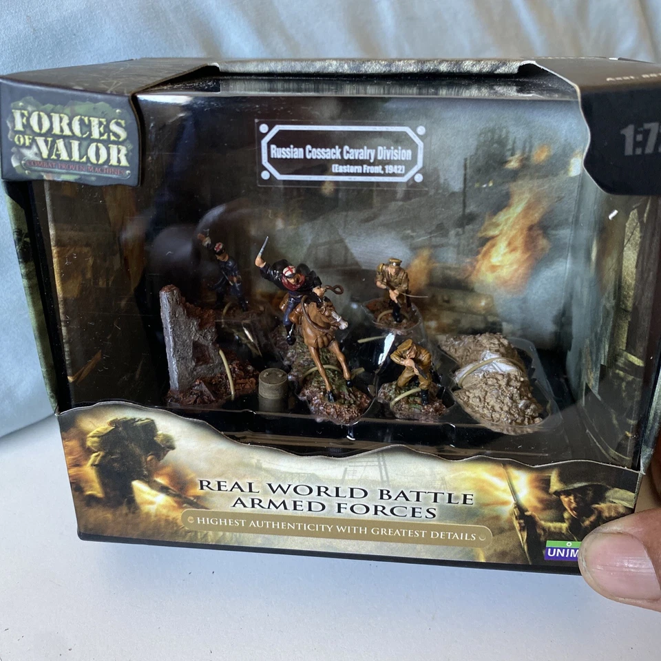 Forces of Valor 83089 1/72, Russian Cossack Cavalry Div, Eastern Front, 1942 - Image 1 of 4