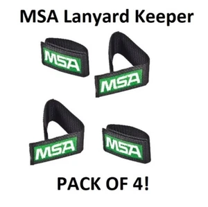 PACK OF 4! MSA 10113240 Hook & Loop Replacement Lanyard Strap Hook Keeper Kit HR - Picture 1 of 3