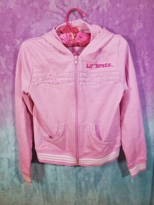 Pink Glitter Girls XL (7/8) Lil' Bratz Jacket Women Size XS - Picture 1 of 8
