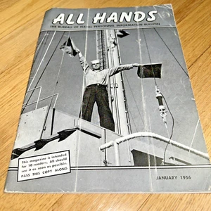 1956 ALL HANDS Magazine THE BUREAU OF NAVAL PERSONNEL INFORMATION BULLETIN - Picture 1 of 14