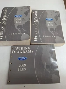2009 Ford Flex Workshop Service & Wiring Diagrams Manual Set - Picture 1 of 6