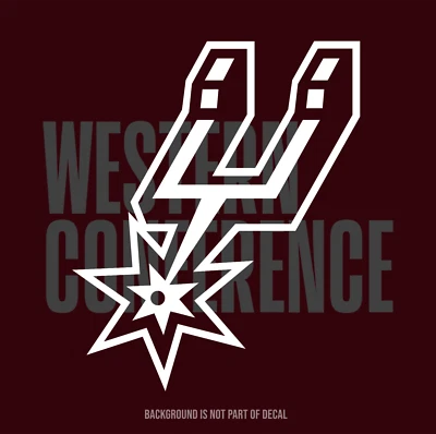 San Antonio Spurs Vinyl Decal Sticker - Image 1 of 3