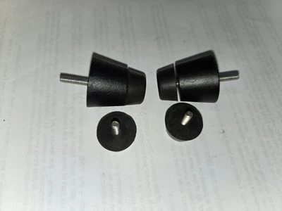 Collins Radio KWM-2 & Sline Aluminum Feet Riser Bumper Set - Free Ship - Изображение 1 из 4