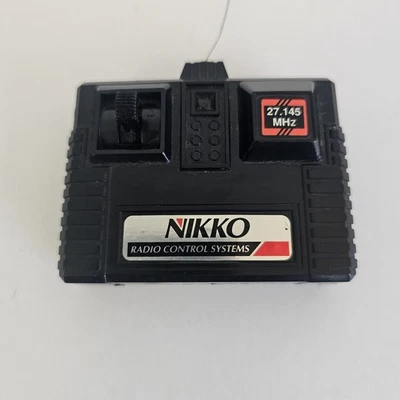 Vintage Nikko Remote Control Transmitter  27.145 MHz / CVT9BKST-11 Tested Works - Image 1 of 4