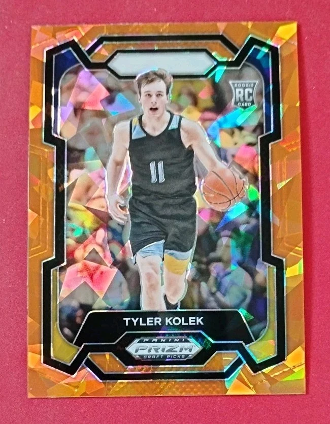 2024-25 Panini Prizm Draft Picks Tyler Kolek #7 RC - Orange Ice Prizm  - Image 1 of 1