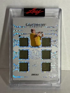 2024 Leaf Ultimate Sports John Daly The Card 6 Shirt Relic Holo SPARKLE /4 - Picture 1 of 1